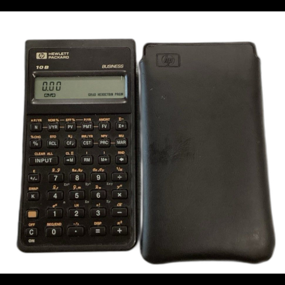 Hewlett-Packard Financial Business Calculator with Case.